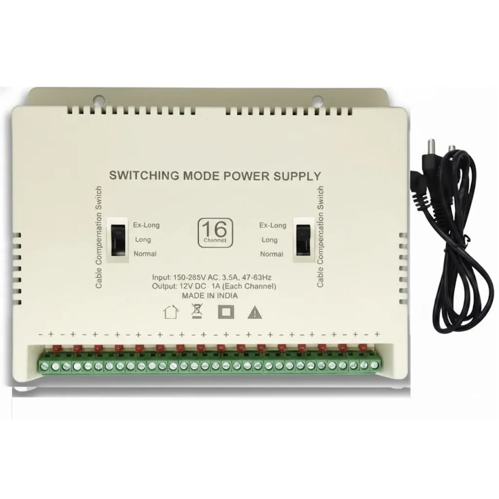 [IR_0048] CCTV 4-Channel 12V 5A SMPS